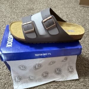 New Birkenstock Arizona Birkibuc Leather Casual Shoes Sandals - Unisex Adults