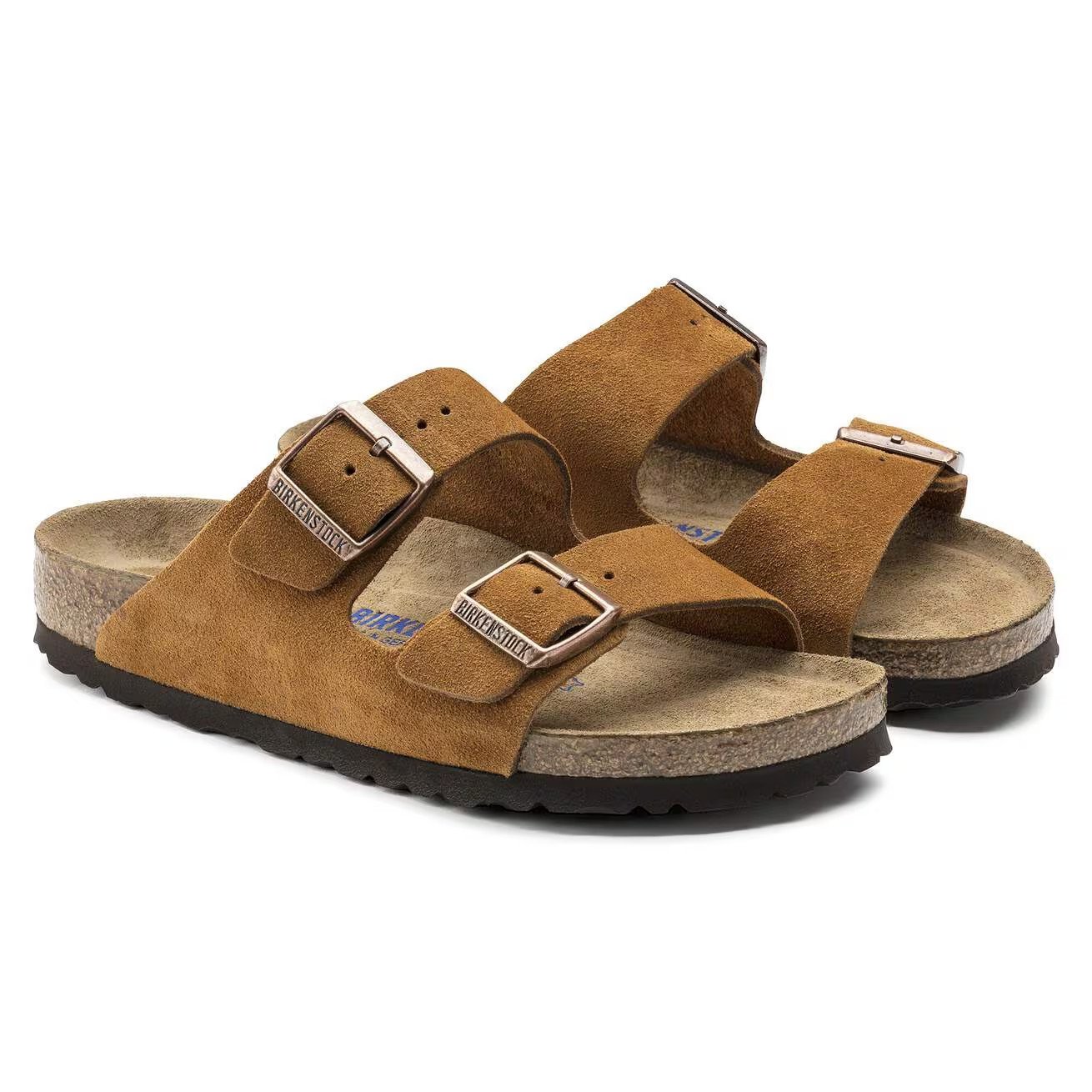Birkenstock Arizona Soft Footbed Suede Leather Unisex Sandals-All Sizes/Colors