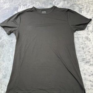 CUTS Clothing Split-Hem Crewneck T-Shirt Mens Extra Large Black Pyca Pro NWOT