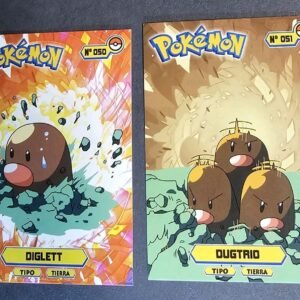 DIGLETT X DUGTRIO LOT - POKEMON KANTO CARDS TOP POKEDEX CCG FOIL