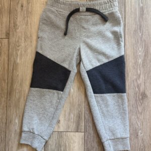 Arizona Jean Co Boys Gray Black Colorblock Jogger Pants Size XXS 4-5
