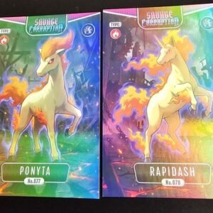 PONYTA X RAPIDASH LOT POKEMON SAVAGE CORRUPTION FLASH EDITION 2026 CCG HOLO