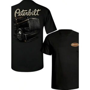 Men's Pure Cotton T-Shirt,Mens Clothes,Graphic Tee, Peterbilt Truck T-Shirt – Bo